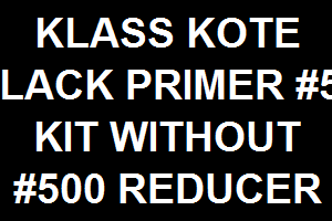 Black Primer #52 Kit without Reducer